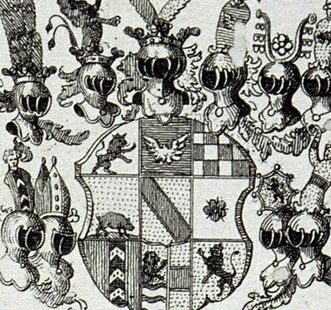 Wappen des Markgrafen Georg Friedrich von Baden-Durlach