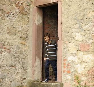 Besucher auf der Hochburg bei Emmendingen